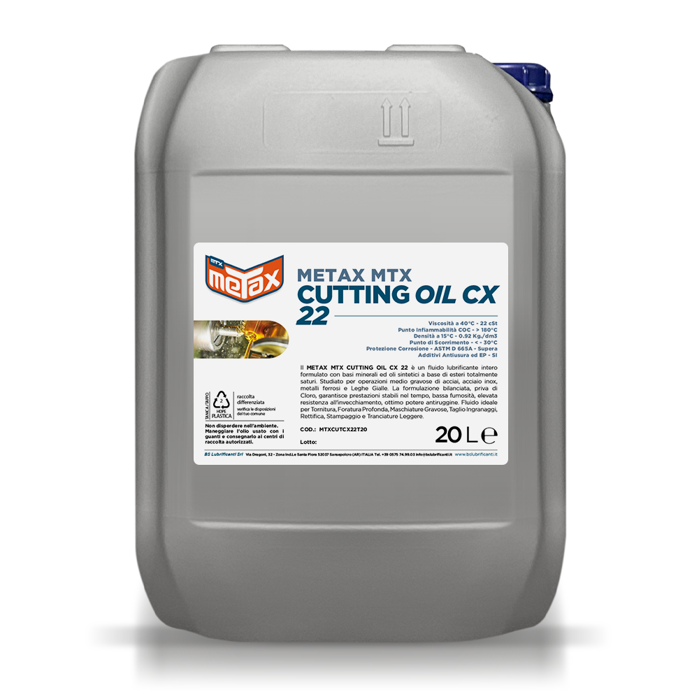 metax-mtx-CuttingOilCX22-Tanica-20Kg