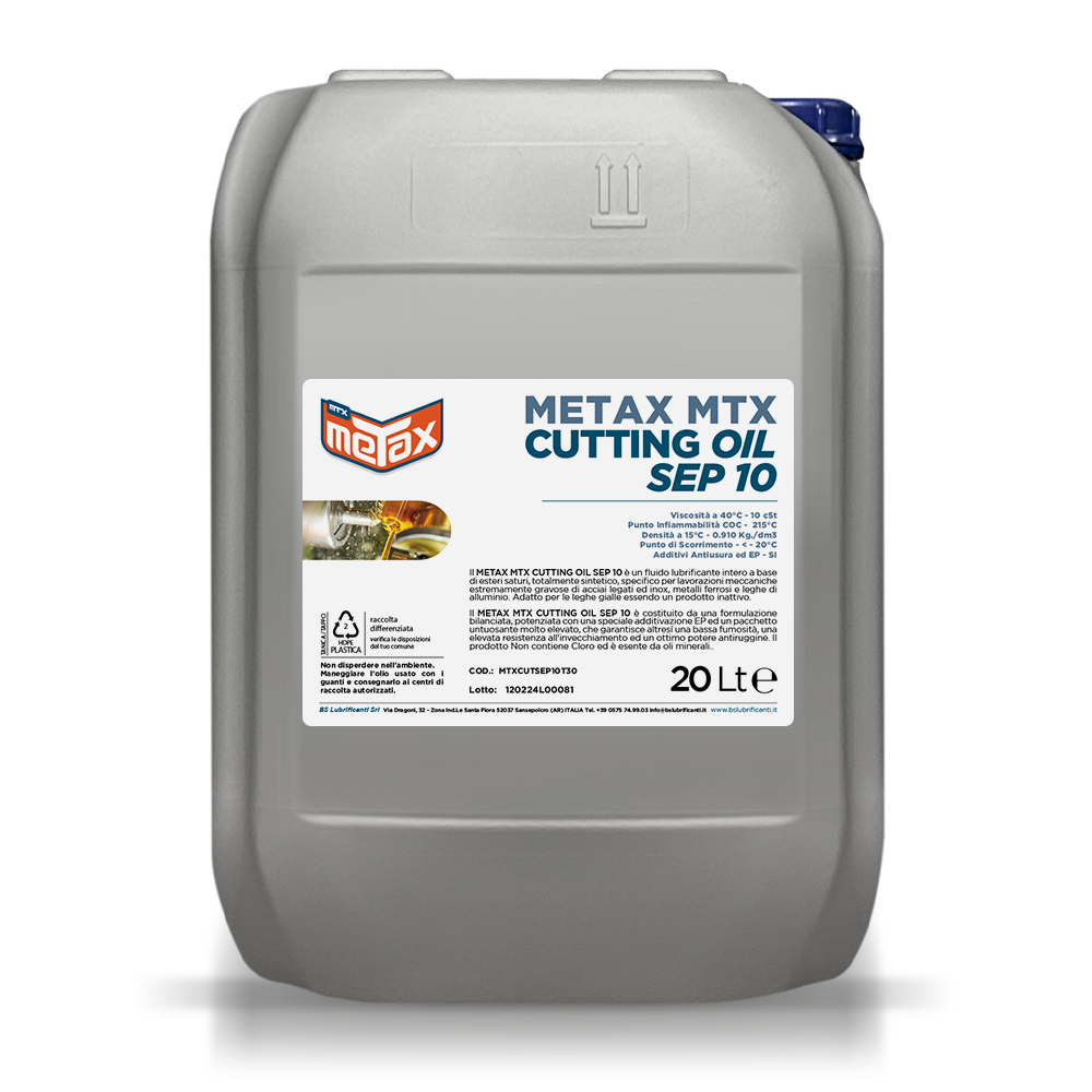 metax-mtx-CuttingOilSep10-Tanica-20Lt
