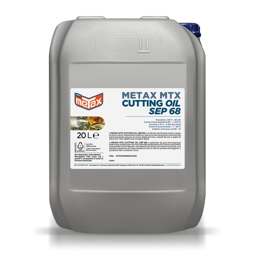 metax-mtx-CuttingOilSep68-Tanica-20Lt